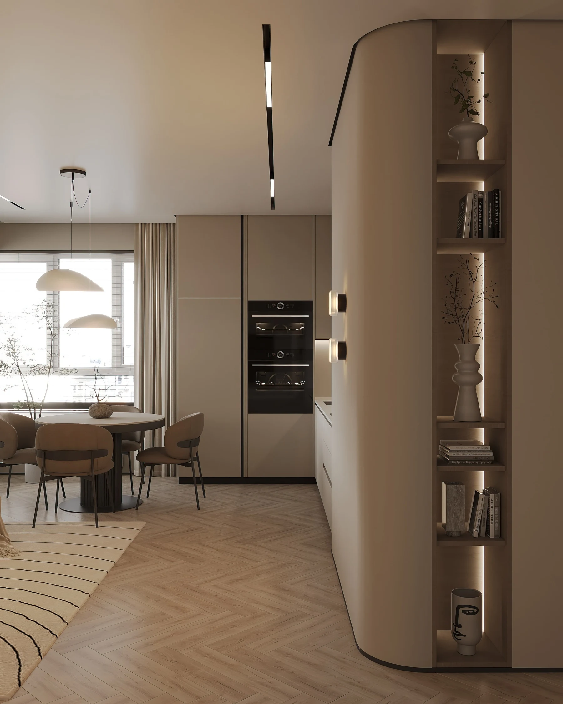 Уютная гостиная с настроением slow living  — фотография 7